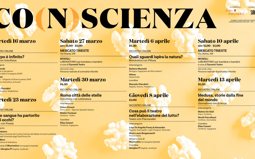 CO(n)SCIENZA 2 ° edizione 16 marzo 13 aprile