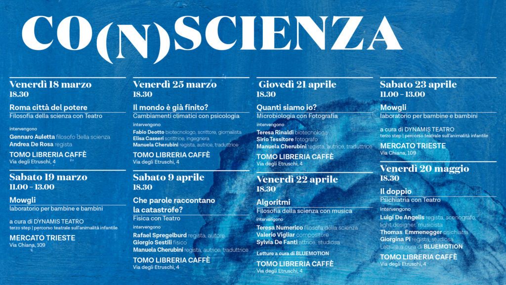 CO(n)SCIENZA terza edizione  ‘Un progetto di Angelo Mai per EUREKA! Roma 2022’