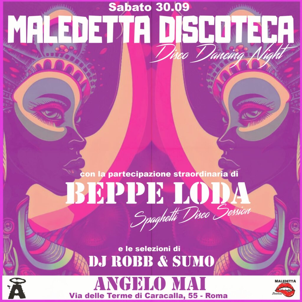 Maledetta Discoteca – disco dancing night